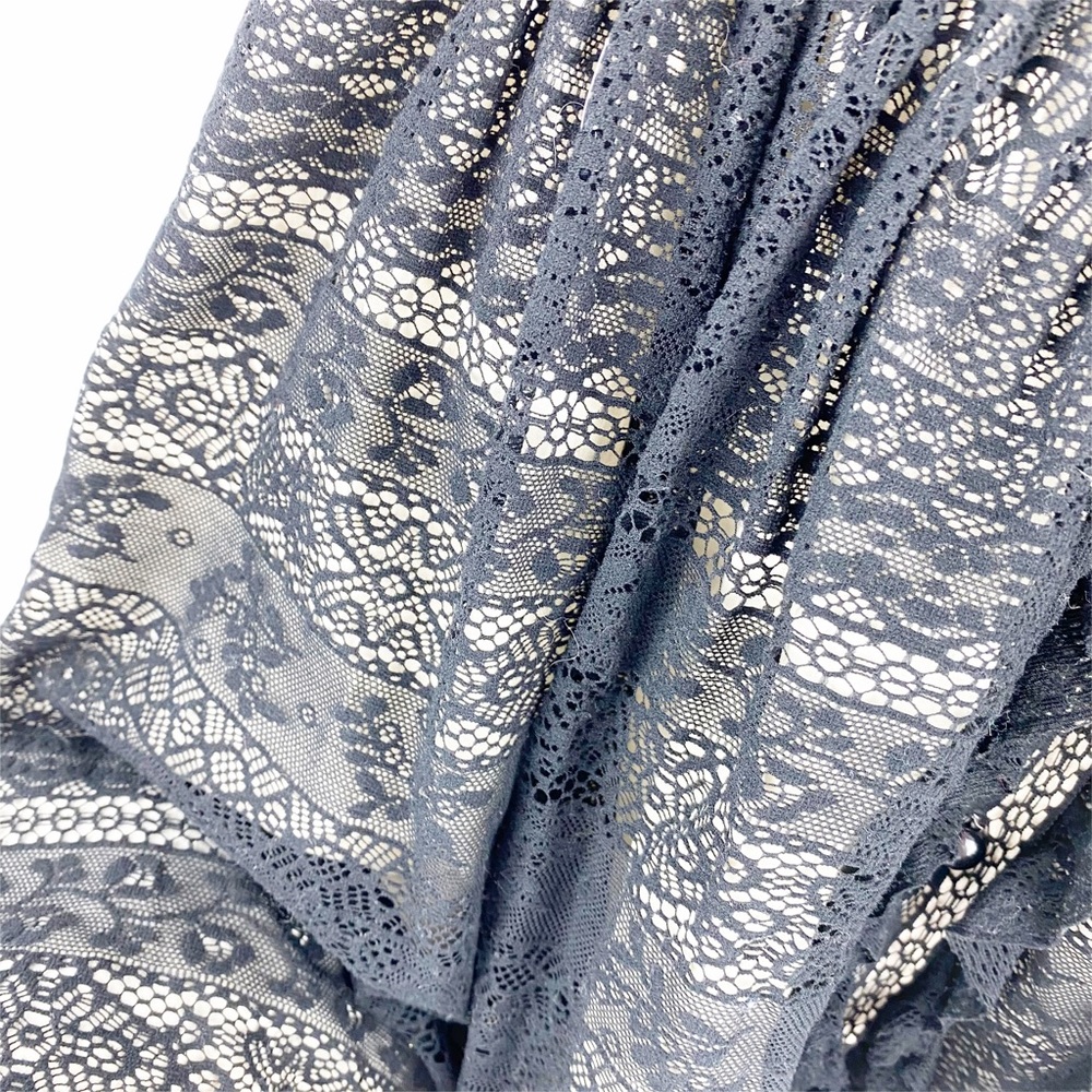 Moulinette Souers Black Lace Strapless Dress 2 - Picture 10 of 11